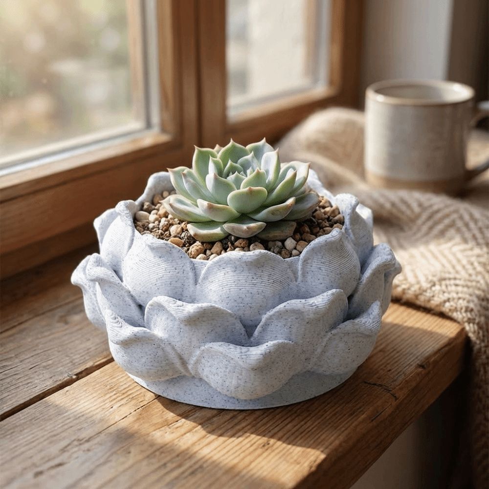 Lotus Shaped Succulent Plant P - Echeveria Succulent ulasan dan harga